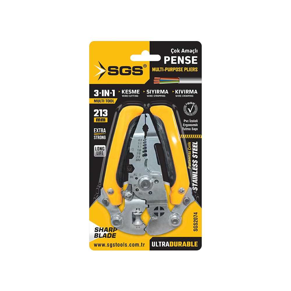 ÇOK AMAÇLI ELEKTRİKÇİ PENSE 3 IN 1
